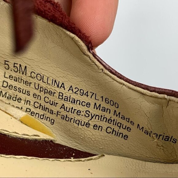 Naturalizer N5 comfort Collina booties sz 5 Burgundy leather Regencycore boots - Picture 11 of 12